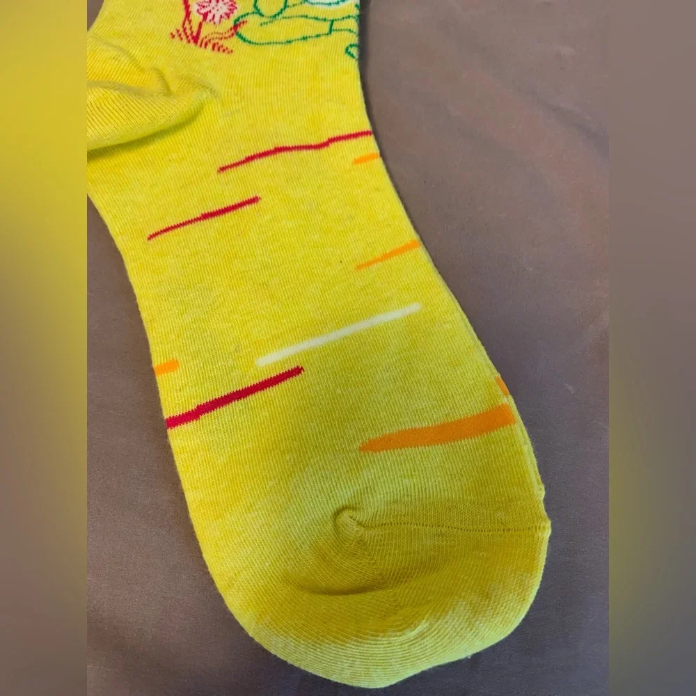 Blue Q Women's Socks - Turns Out I’m Tough As Sh*t Yellow Novelty Funny